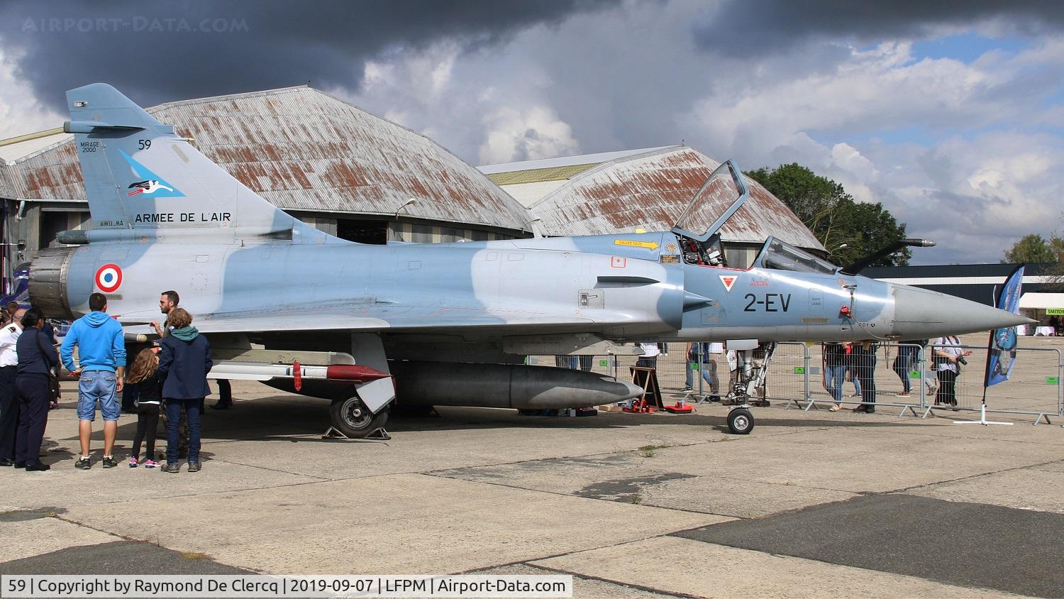 59, Dassault Mirage 2000-5F C/N 266, 59  /  2-EV  at Melun.