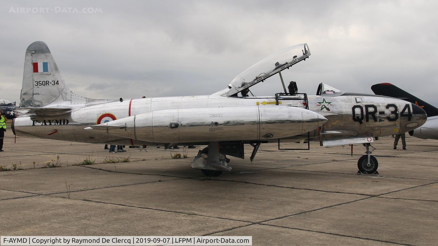 F-AYMD, 1954 Canadair CT-133 Silver Star 3 (CL-30) C/N T33-263, Air Legend Melun.  Ex 133263 RCAF, N263KK, C-FUPK.