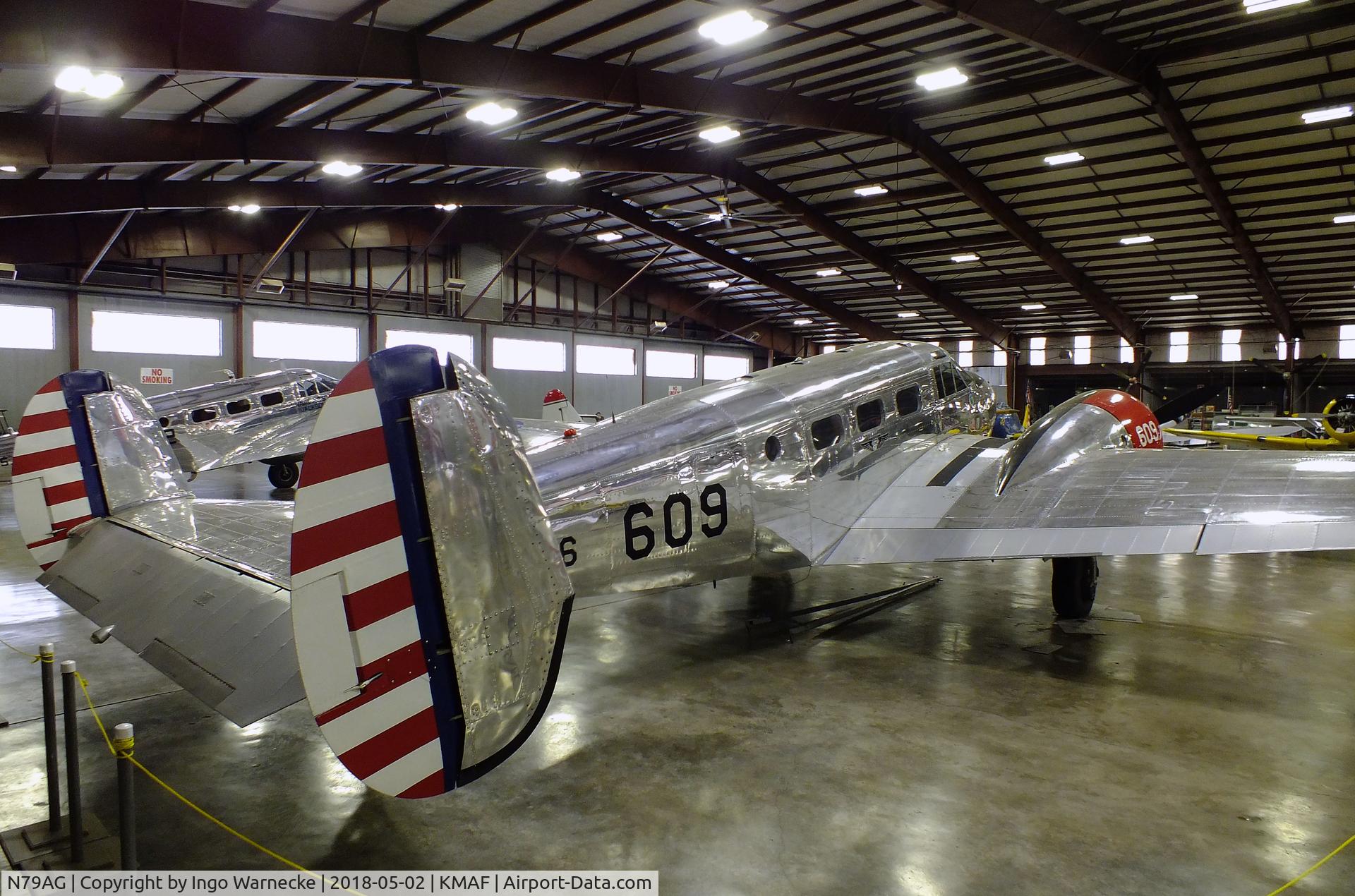 N79AG, 1952 Beech D18S C/N A-806, Beechcraft D18S Twin Beech at the Midland Army Air Field Museum, Midland TX