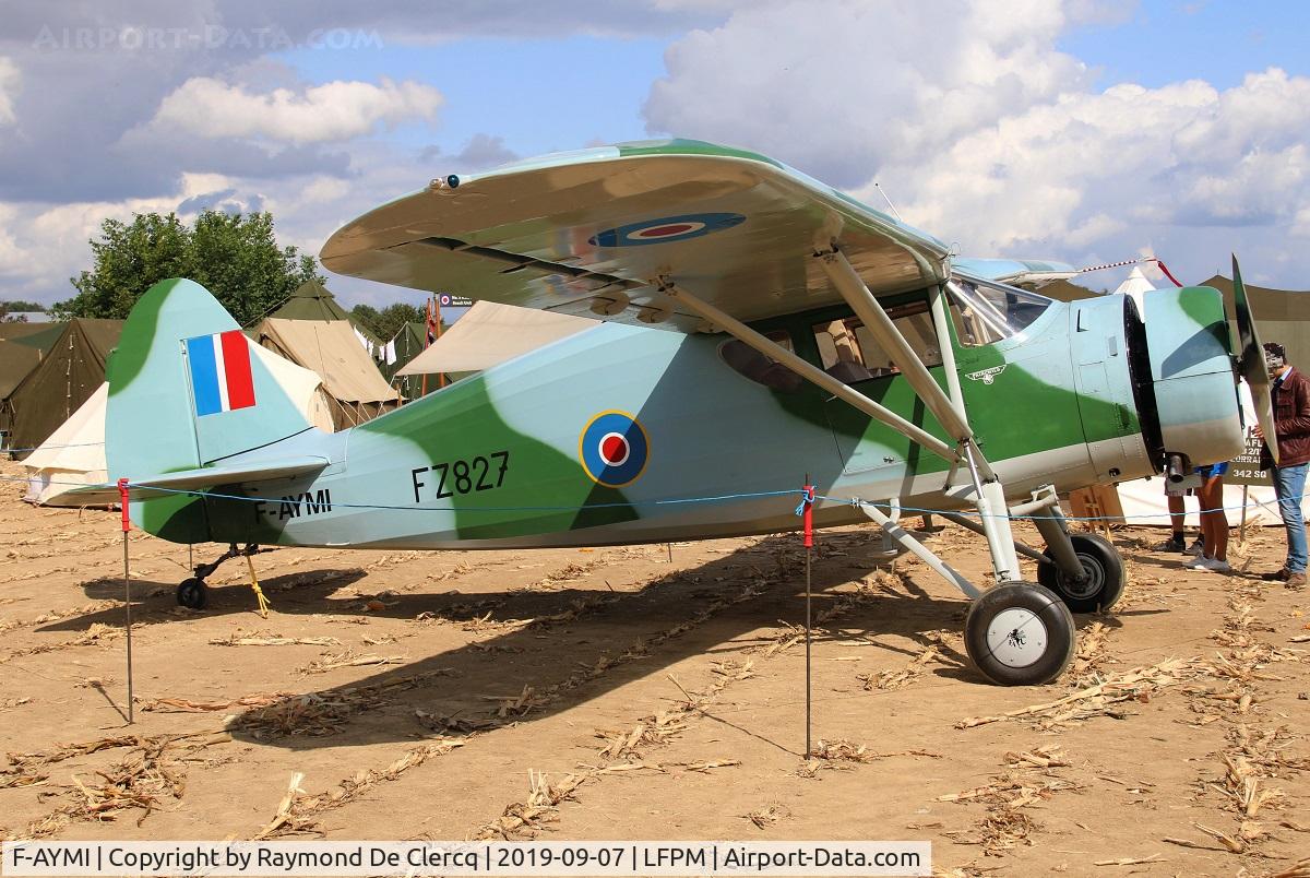 F-AYMI, 1943 Fairchild 24W-41A C/N 767, Air Legend at Melun.  Ex HB-EMI.