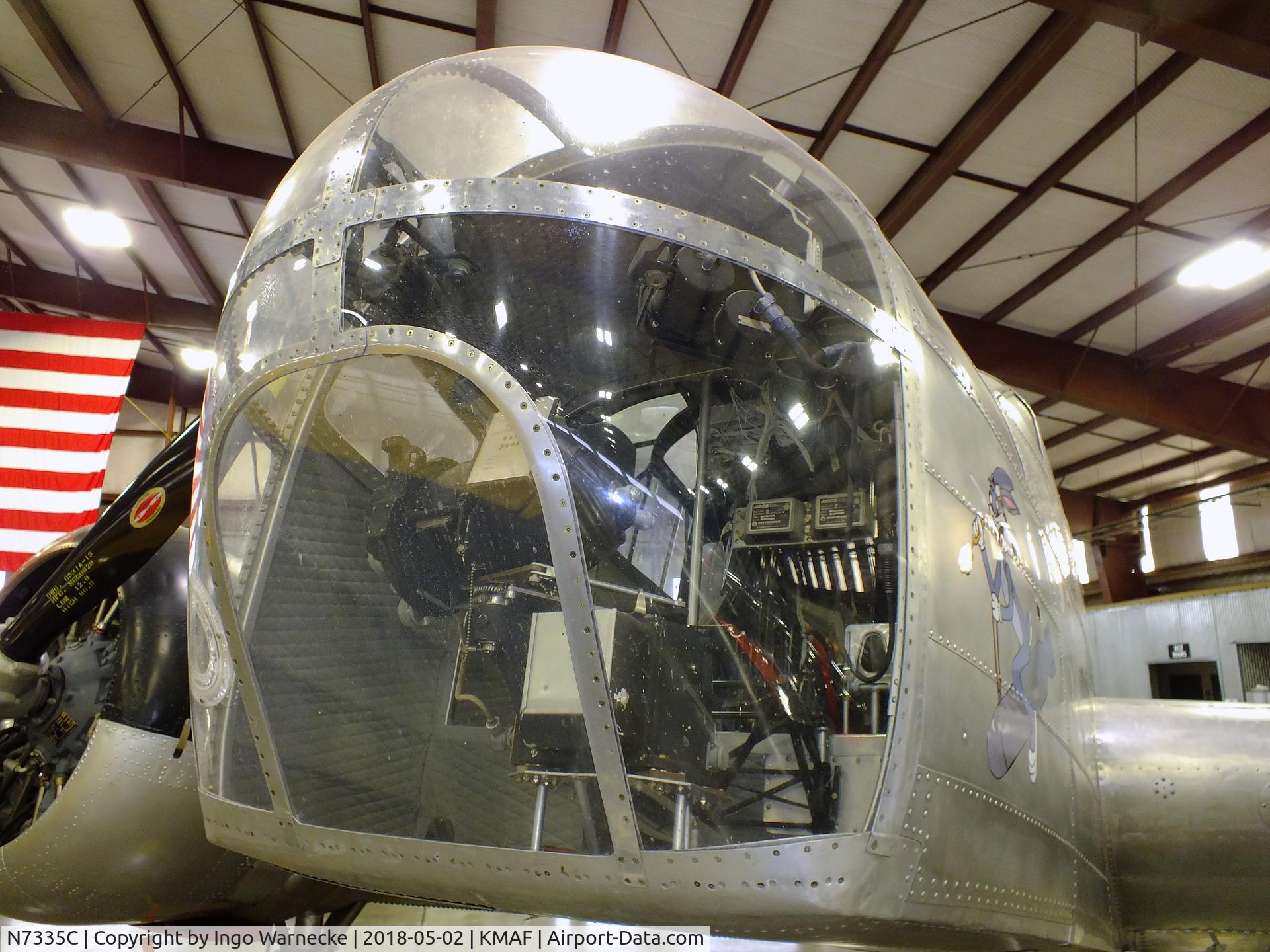 N7335C, 1942 Beech T-11 Kansan C/N 4630, Beechcraft AT-11 Kansan at the Midland Army Air Field Museum, Midland TX