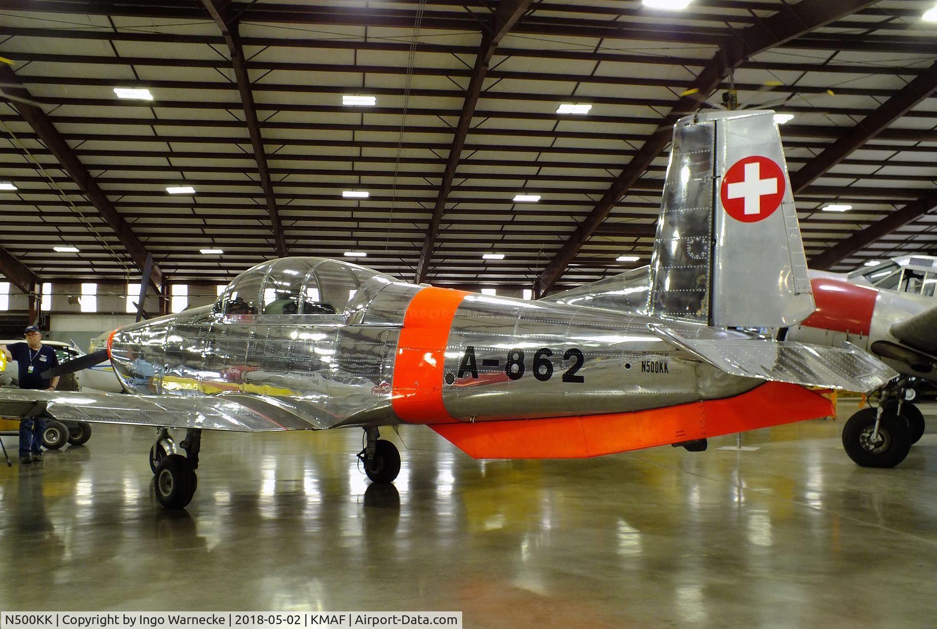 N500KK, 1959 Pilatus P3-05 C/N 500-49, Pilatus P-3-05 at the Midland Army Air Field Museum, Midland TX