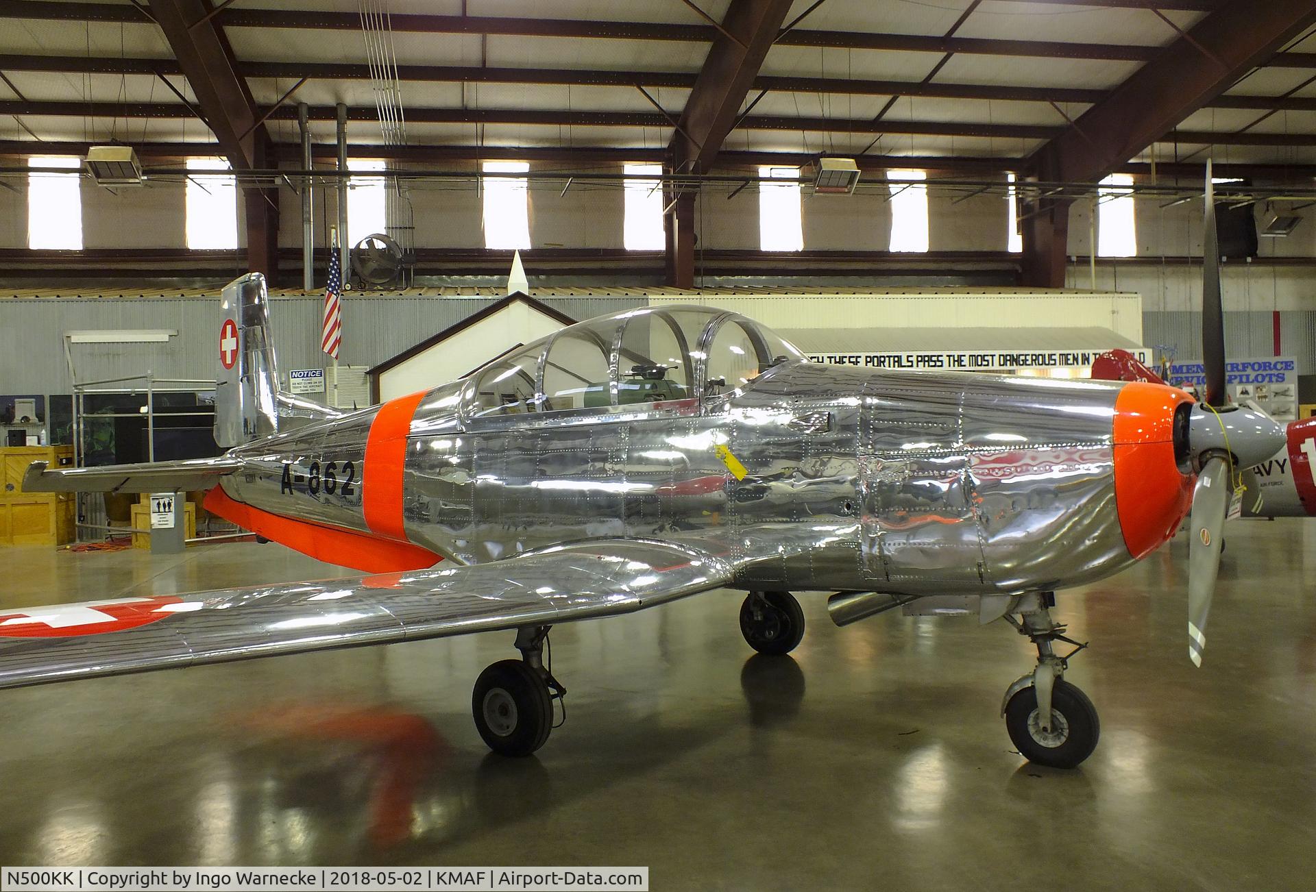 N500KK, 1959 Pilatus P3-05 C/N 500-49, Pilatus P-3-05 at the Midland Army Air Field Museum, Midland TX