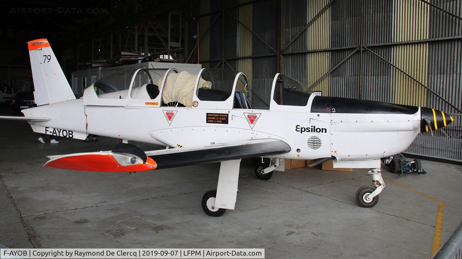 F-AYOB, Socata TB-30 Epsilon C/N 79, Air Legend at Melun.