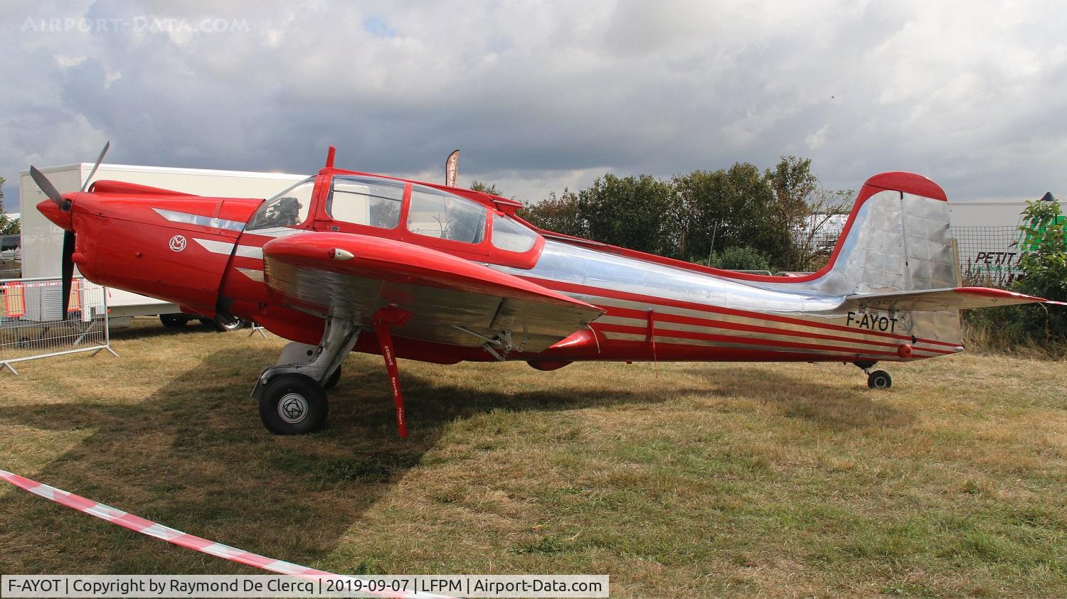F-AYOT, 1958 Morane-Saulnier MS-733 Alcyon C/N 134, Air Legend at Melun.