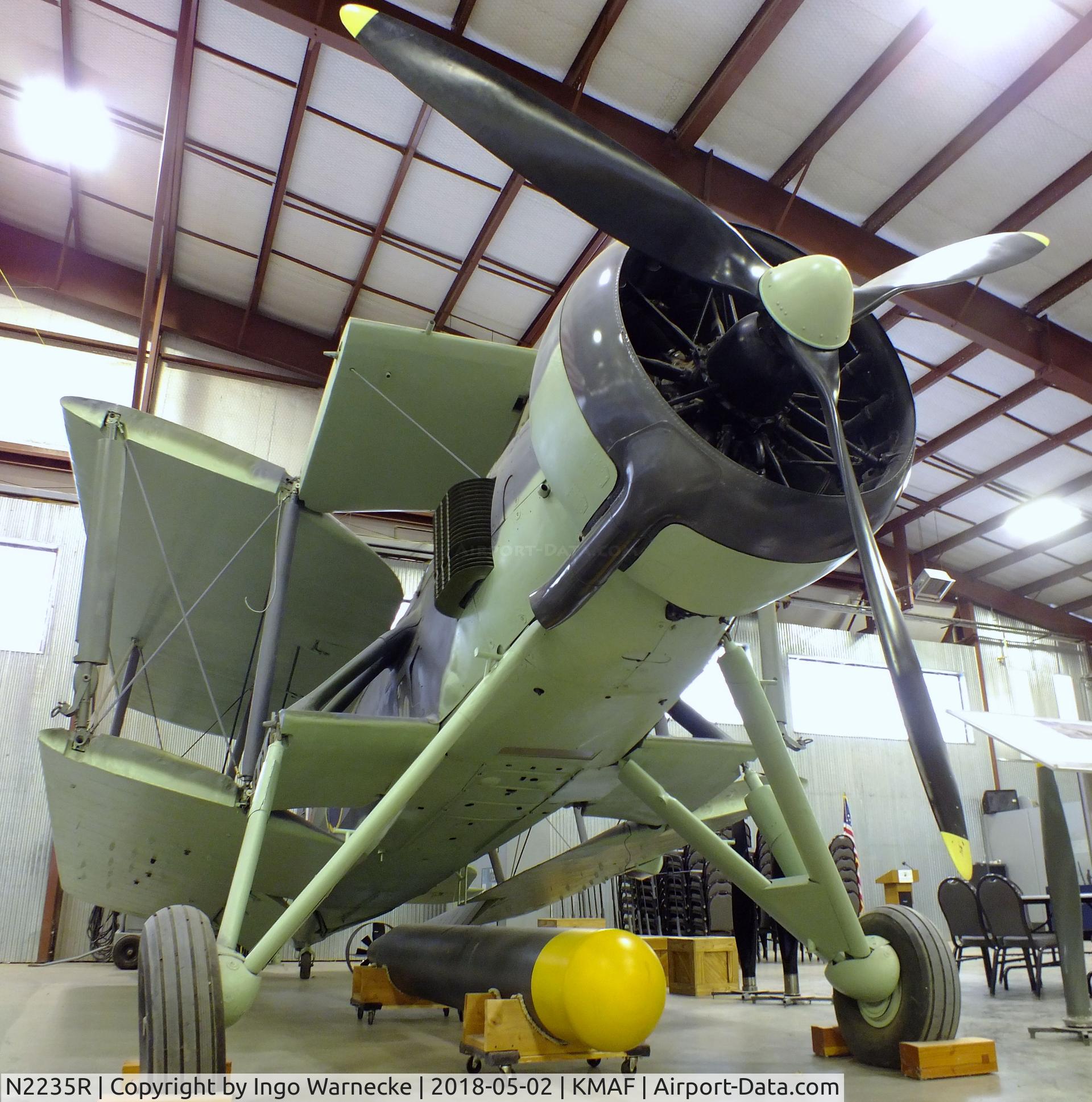 N2235R, Fairey Swordfish A/NA4 C/N A14250B15564, Fairey Swordfish (I or II) at the Midland Army Air Field Museum, Midland TX