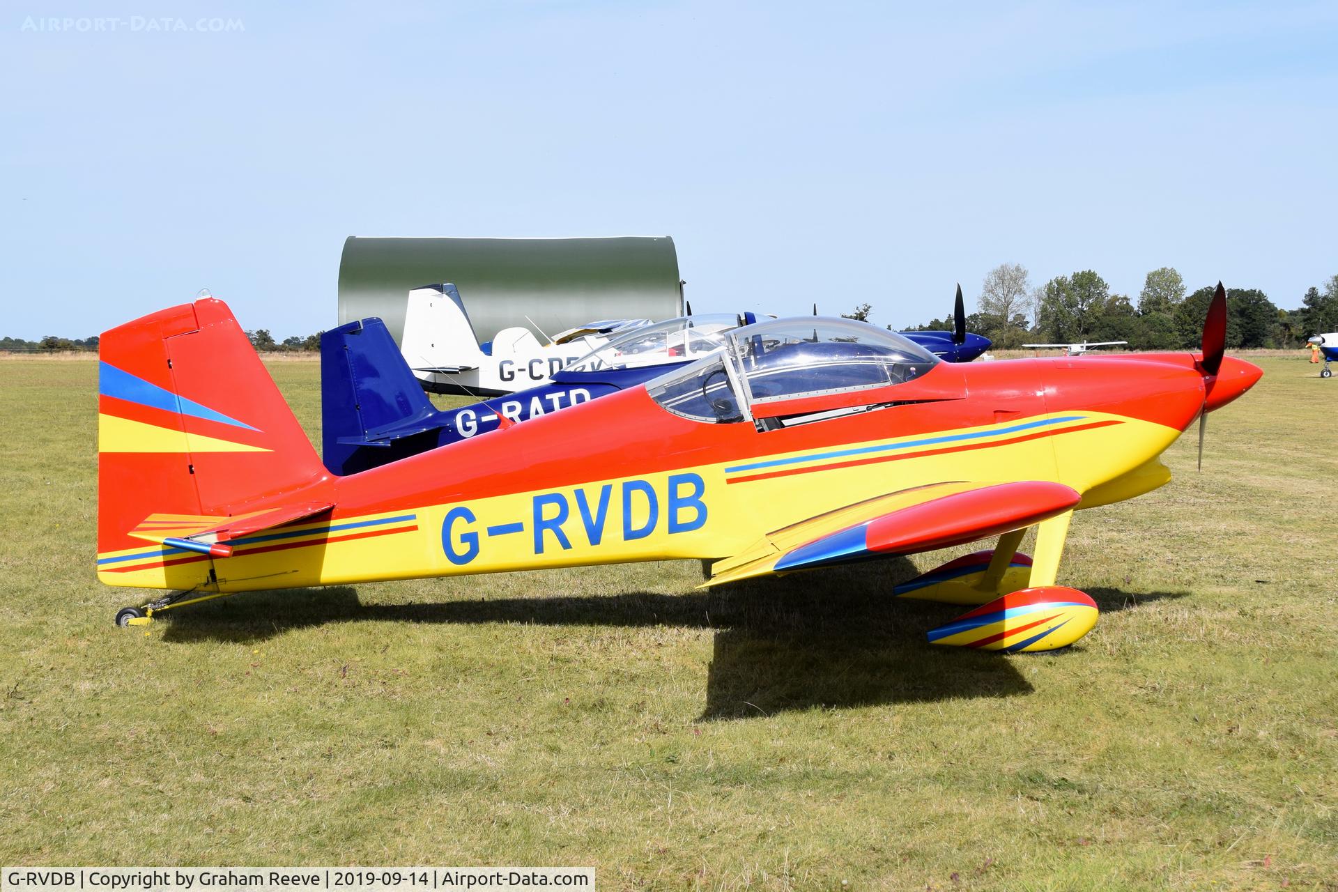 G-RVDB, 2017 Vans RV-7 C/N PFA 323-14526, Parked at, Bury St Edmunds, Rougham Airfield, UK.