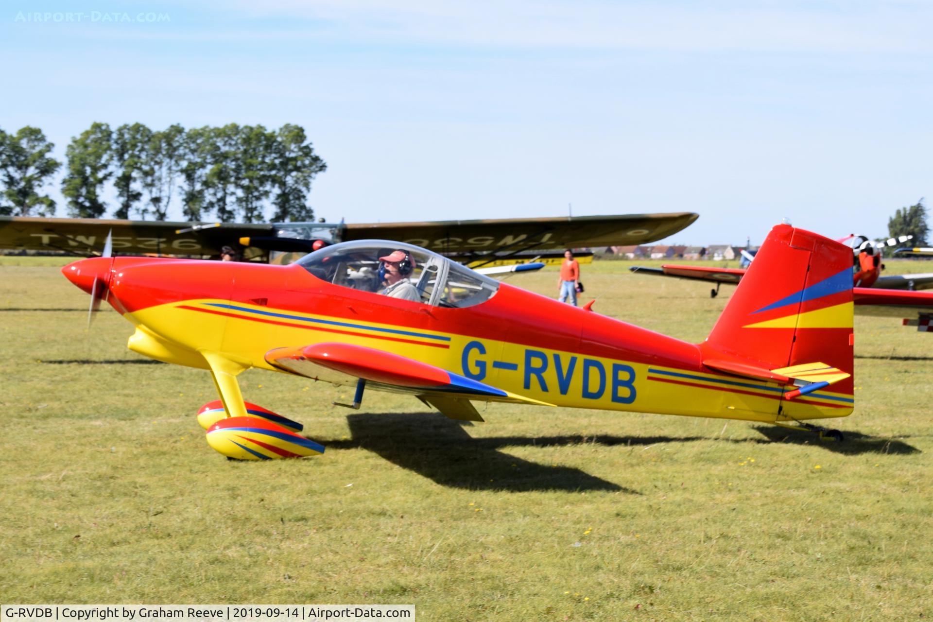 G-RVDB, 2017 Vans RV-7 C/N PFA 323-14526, Parked at, Bury St Edmunds, Rougham Airfield, UK.