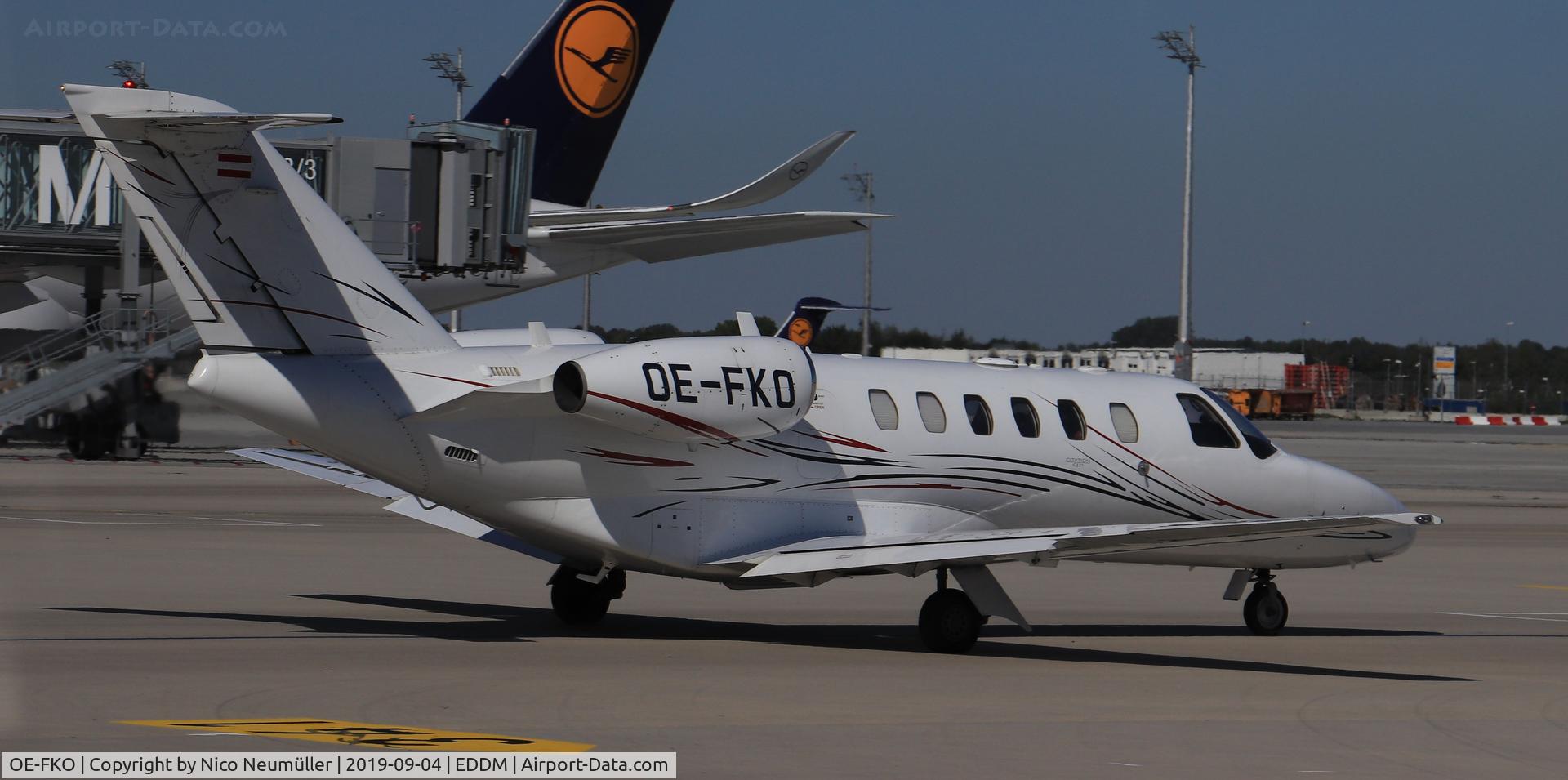 OE-FKO, 2008 Cessna 525A CitationJet CJ2+ C/N 525A-0390, OE-FKO in EDDM