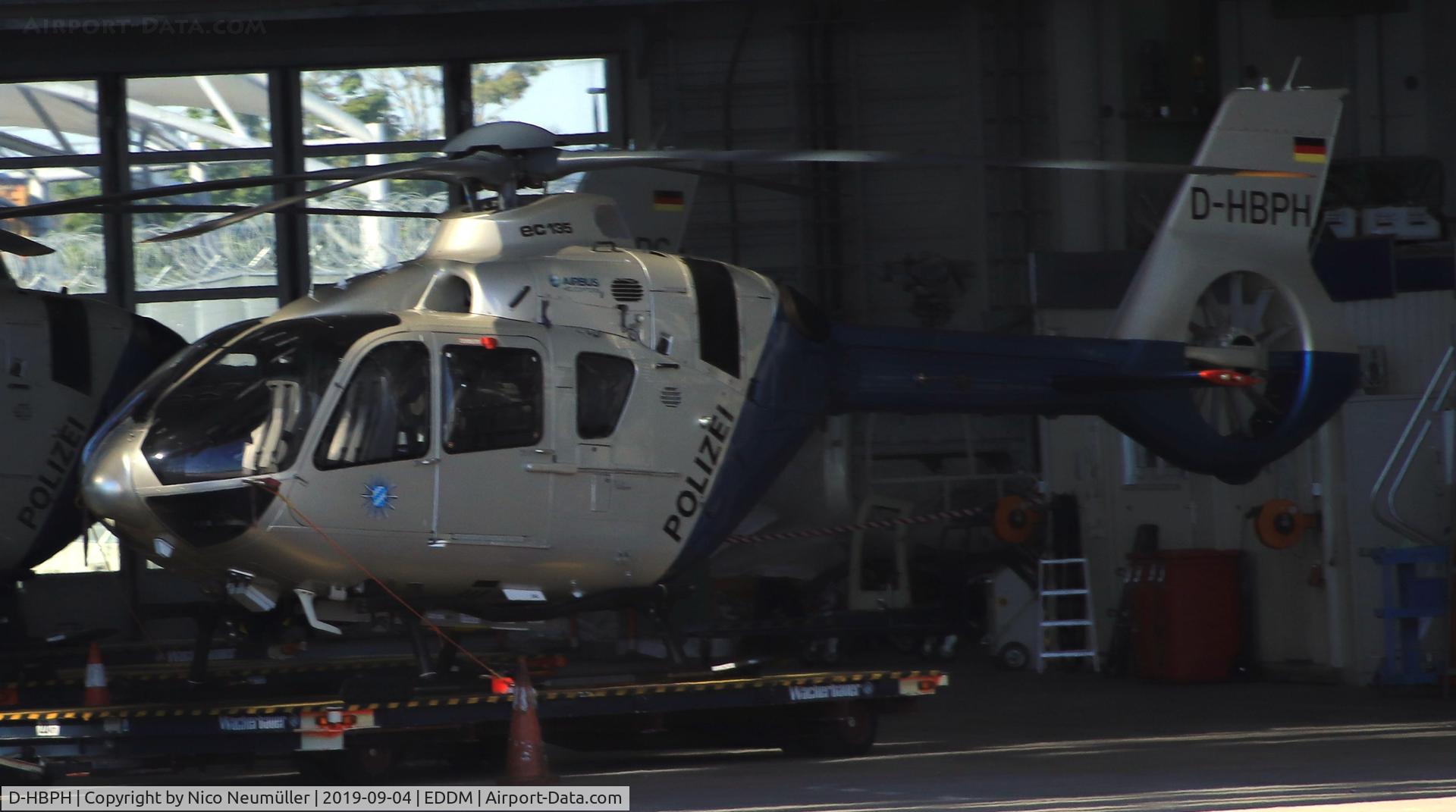 D-HBPH, Eurocopter EC-135P-2+ C/N 0912, Police Helicopter in EDDM