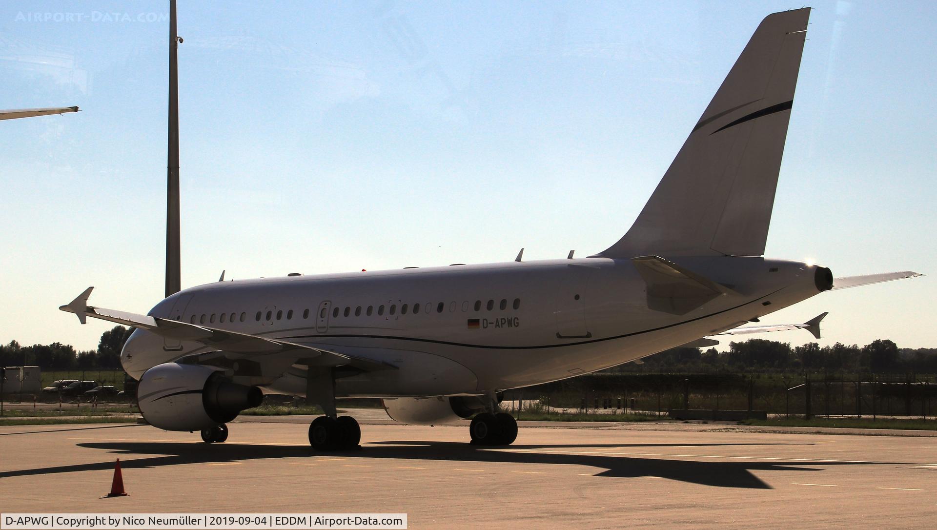 D-APWG, 2008 Airbus ACJ318 (A318-112/CJ) C/N 3363, A218-100 in EDDM