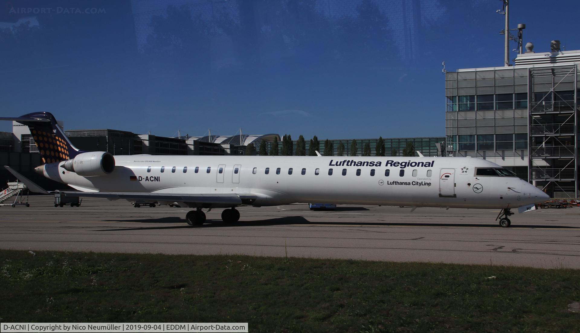 D-ACNI, 2009 Bombardier CRJ-900 NG (CL-600-2D24) C/N 15248, CRJ-900 in EDDM