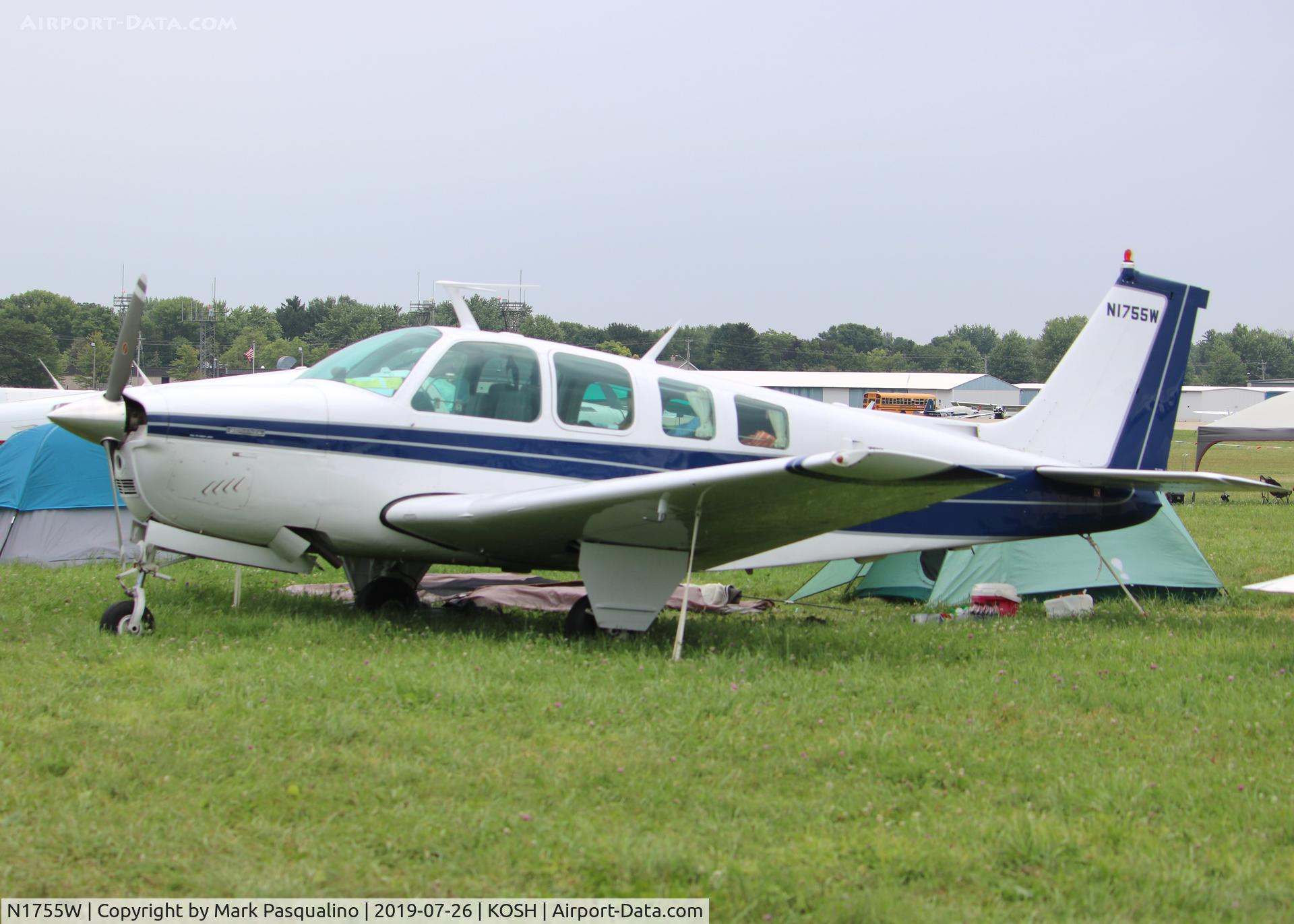 N1755W, 1972 Beech A36 Bonanza 36 C/N E-374, Beech A36