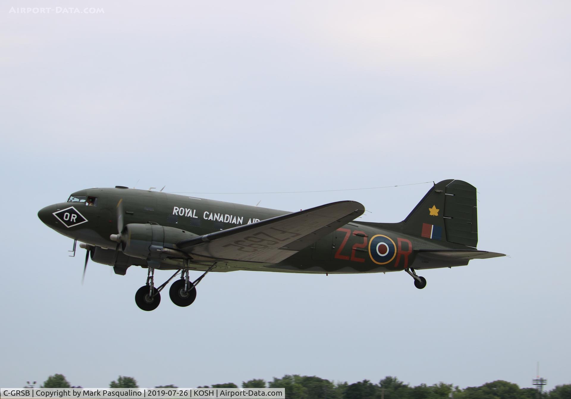 C-GRSB, 1943 Douglas DC3C-S1C3G (C-47A) C/N 12295, Douglas DC3C-S1C3G