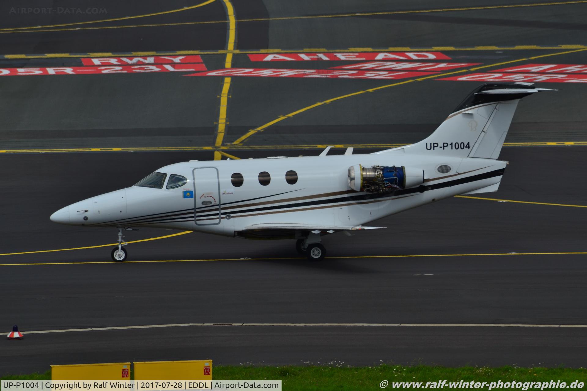 UP-P1004, Hawker Beechcraft 390 C/N RB-292, Hawker Beechcraft 390 Premier 1A - Kaz Air Jet - RB-292 - UP-P1004 - 28.07.2017 - DUS