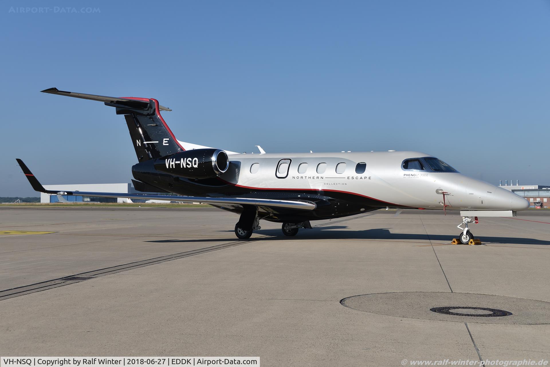 VH-NSQ, 2018 Embraer EMB-505 Phenom 300 C/N 50500453, Embraer 505 Phenom 300E - Private - 50500453 - VH-NSQ - 27.06.2018 - CGN