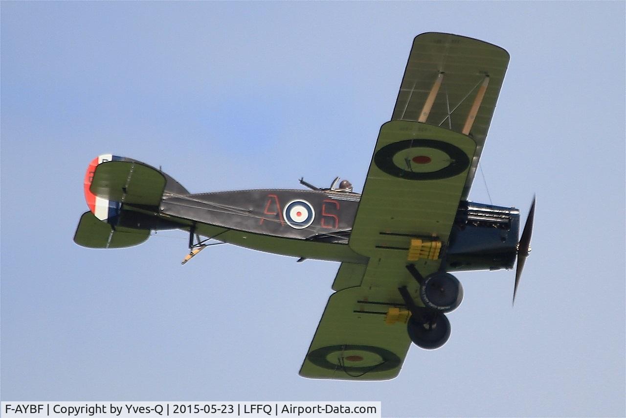 F-AYBF, Bristol F.2B Fighter C/N C794, Bristol F.2B Fighter, On display, La Ferté-Alais airfield (LFFQ) Airshow 2015