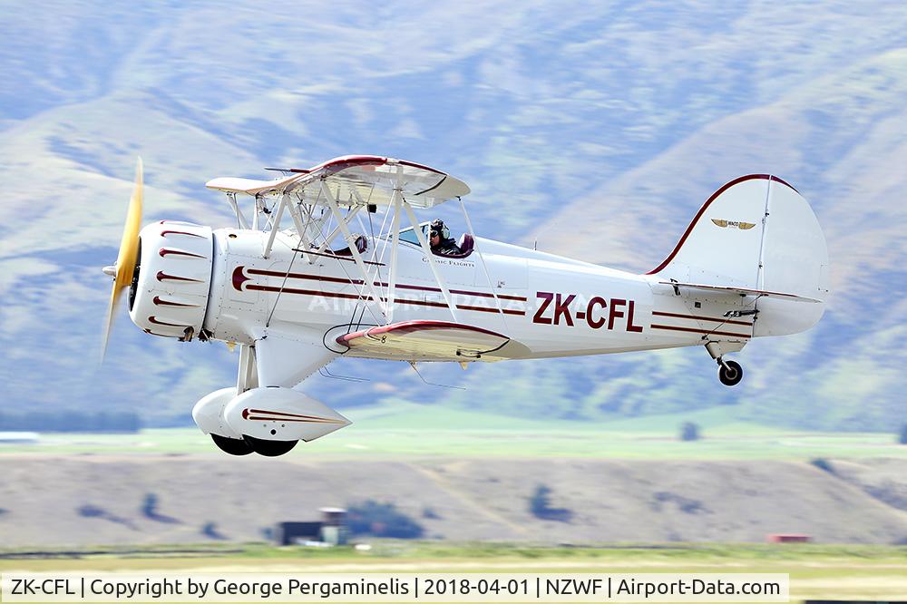 ZK-CFL, 1988 Classic Aircraft Corp WACO YMF C/N F5-019, Warbirds Over Wanaka 2018.