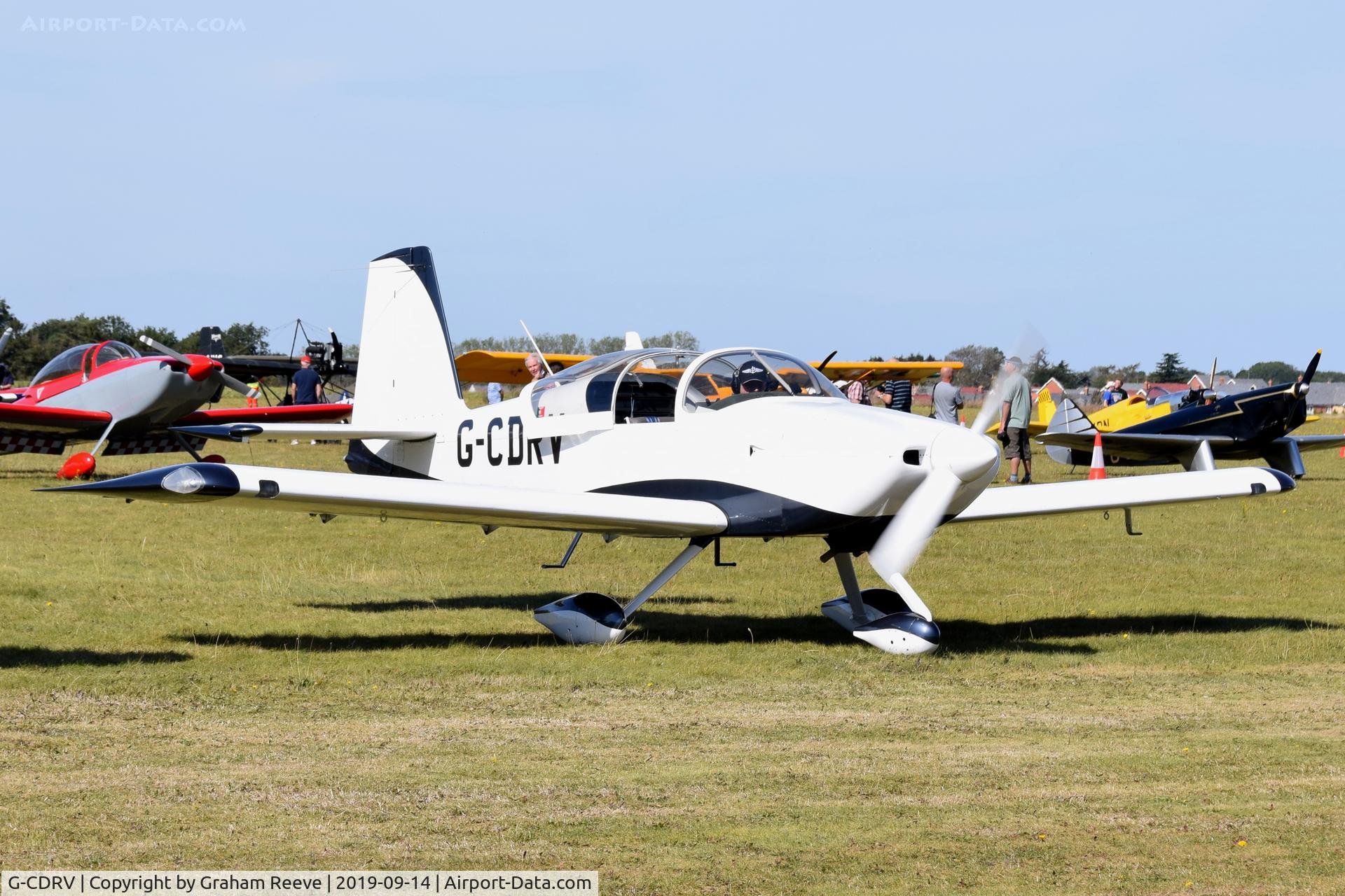 G-CDRV, 2005 Vans RV-9A C/N PFA 320-14186, Just landed at, Bury St Edmunds, Rougham Airfield, UK.
