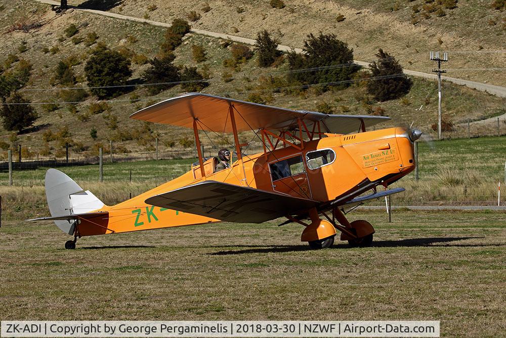 ZK-ADI, 1934 De Havilland DH-83C Fox Moth C/N 4097, Warbirds Over Wanaka 2018.