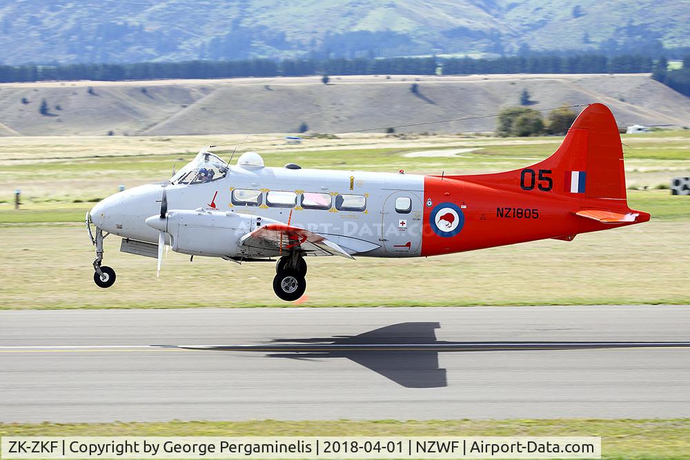 ZK-ZKF, 1952 De Havilland DH.104 Devon C.1 C/N 04312, Warbirds Over Wanaka 2018.