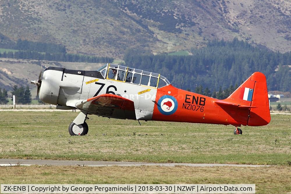 ZK-ENB, 1941 North American T-6D Texan C/N 88-15871, Warbirds Over Wanaka 2018.