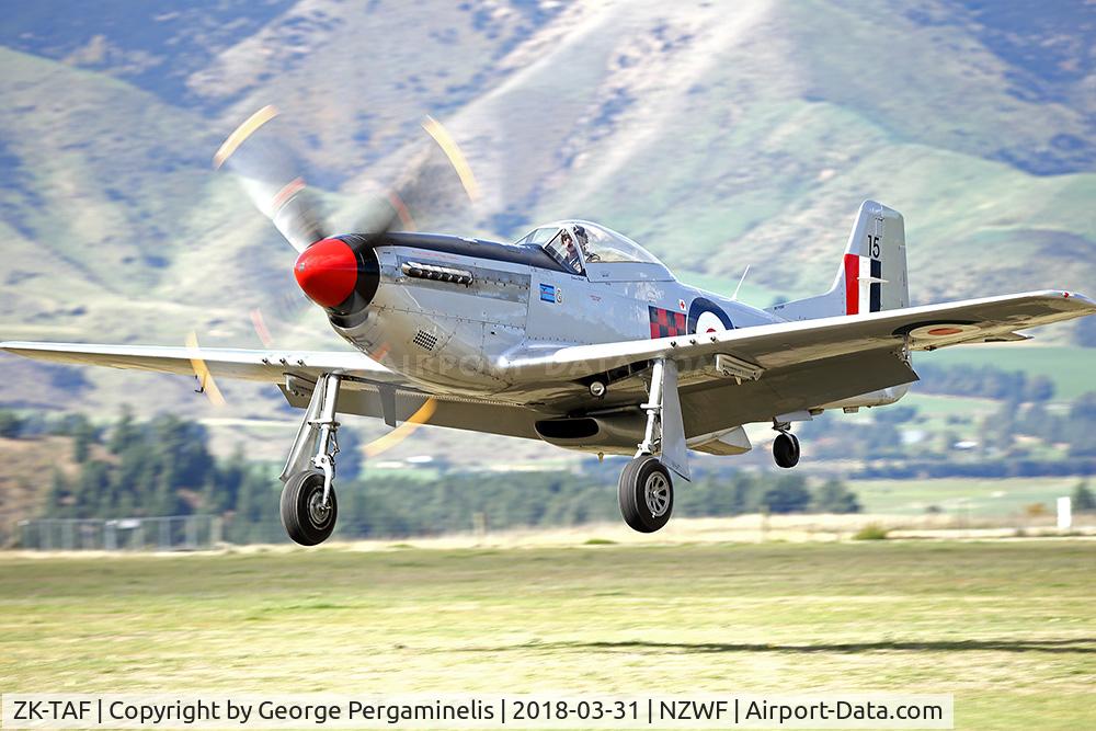 ZK-TAF, North American P-51D Mustang C/N 122-41369, Warbirds Over Wanaka 2018.