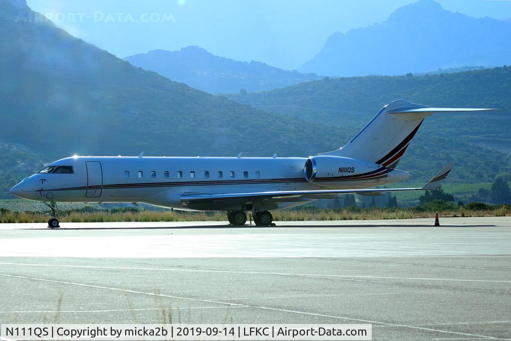 N111QS, 2014 Bombardier BD-700-1A11 Global 5000 C/N 9660, Parked