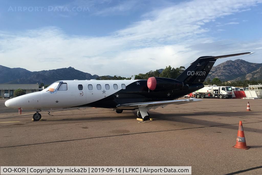 OO-KOR, 2011 Cessna 525A CitationJet CJ2+ C/N 525A-0485, Parked