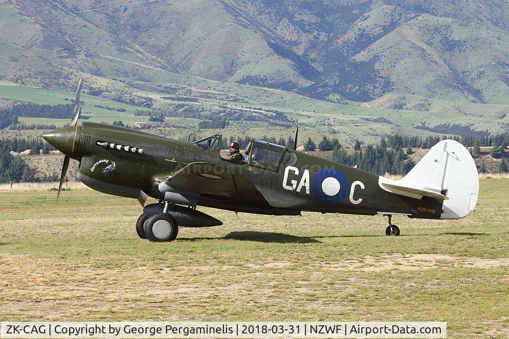 ZK-CAG, 1943 Curtiss P-40N Warhawk C/N 28492, Warbirds Over Wanaka 2018.