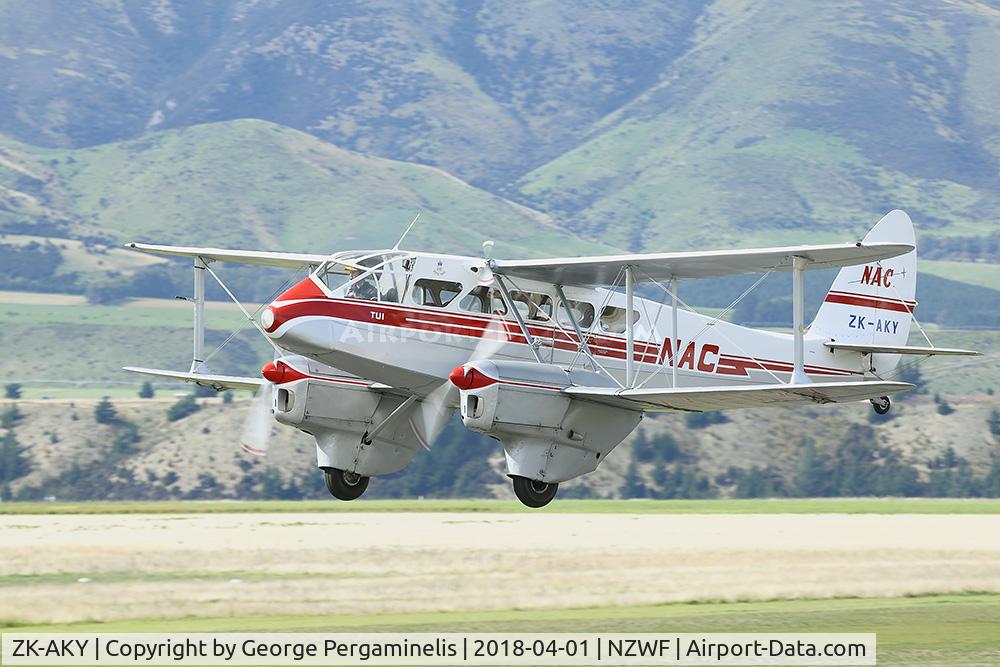 ZK-AKY, De Havilland DH-89B Dominie C/N 6653, Warbirds Over Wanaka 2018.