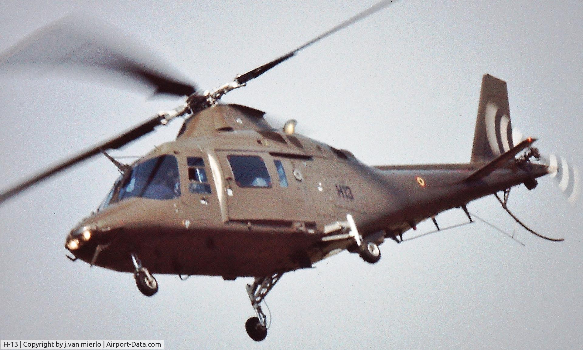 H-13, 1992 Agusta A-109BA C/N 0313, Moorsele air show