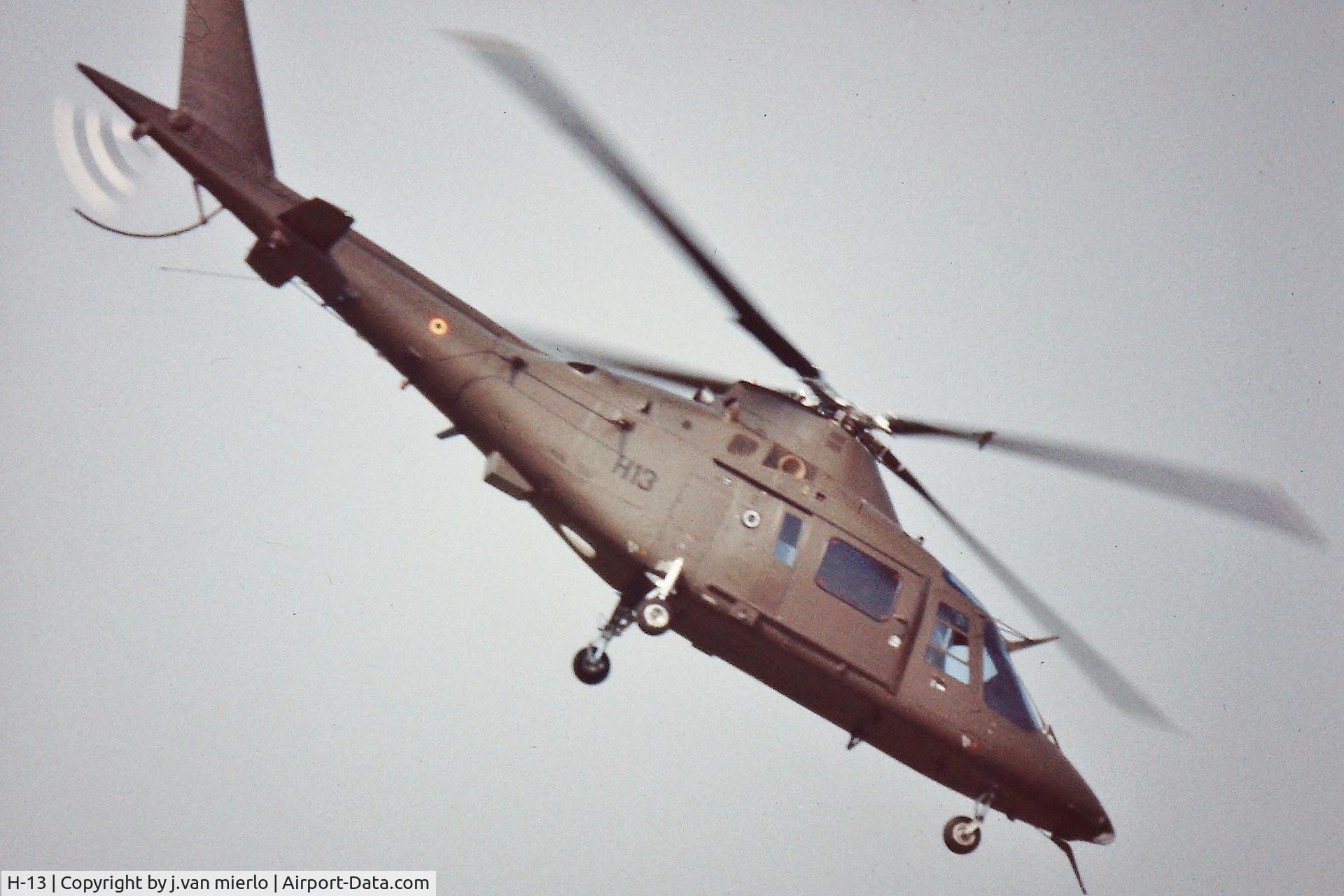 H-13, 1992 Agusta A-109BA C/N 0313, Moorsele air show