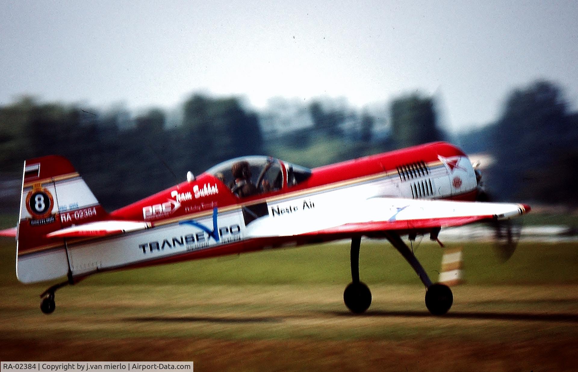 RA-02384, Sukhoi SU-26M2 C/N 86-10, Moorsele air show