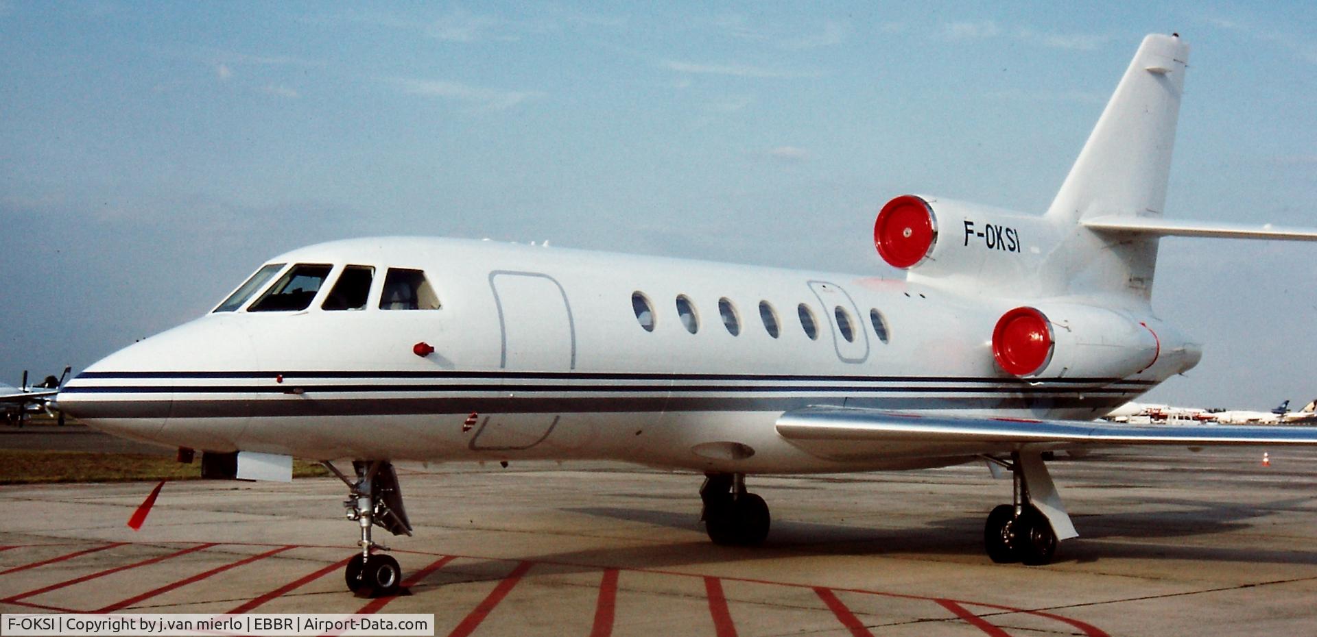 F-OKSI, Dassault Mystere Falcon 50 C/N 241, Bruusels G.A.T.