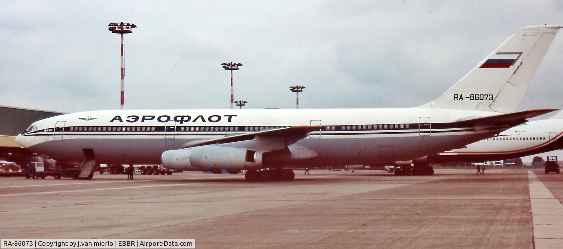 RA-86073, 1989 Ilyushin IL-86 C/N 51483209087, Brussels BRUCARGO