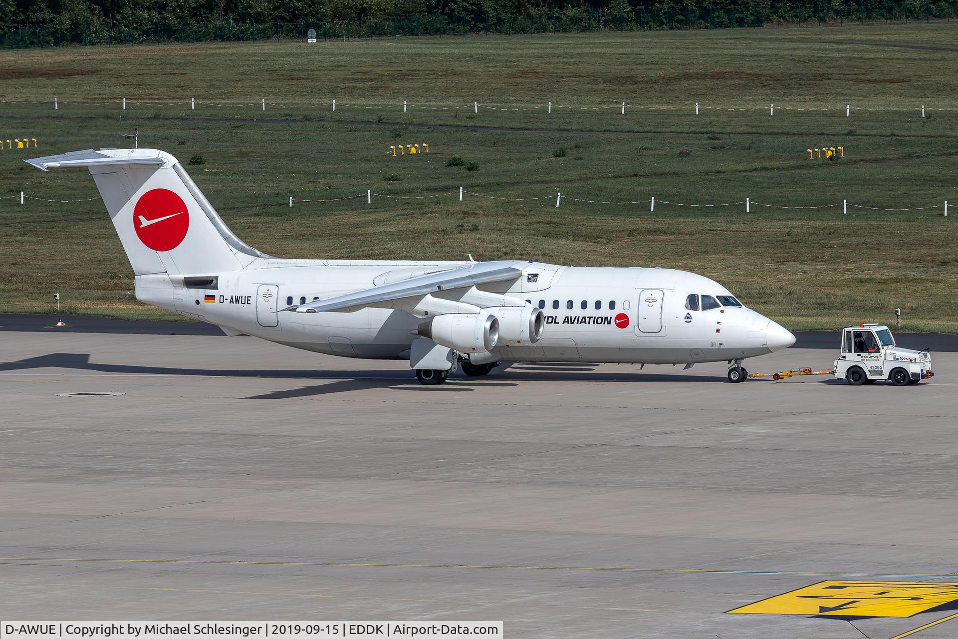 D-AWUE, 1986 British Aerospace BAe.146-200 C/N E2050, D-AWUE - British Aerospace 146-200 - WDL Aviation