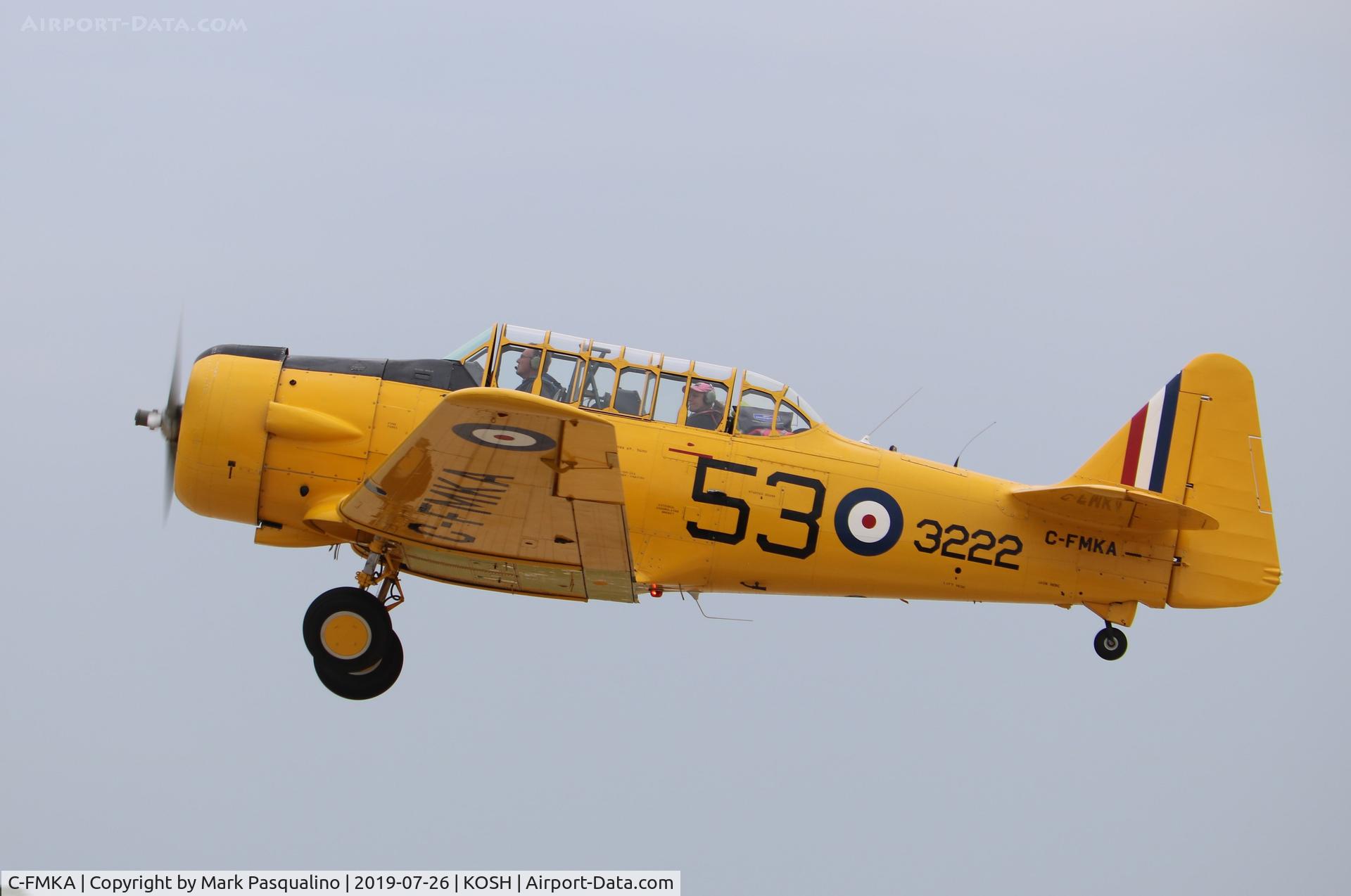 C-FMKA, 1941 Noorduyn AT-16 Harvard II C/N 75-3496, Noorduyn AT-16 Harvard II
