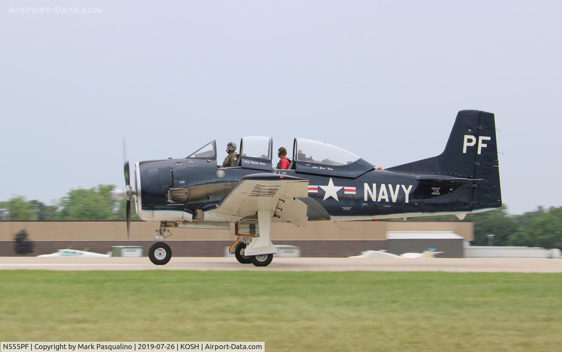 N555PF, 1954 North American T-28B Trojan C/N 200-336 (138265), North American T-28B