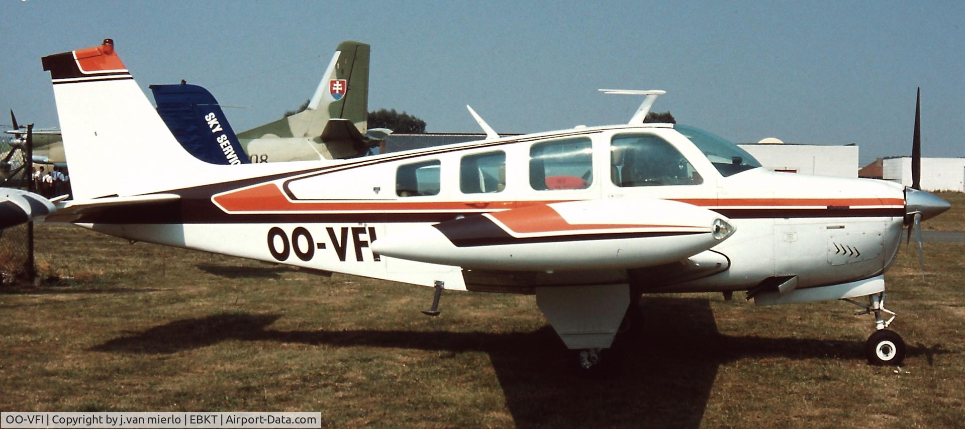 OO-VFI, Beech A36 Bonanza 36 C/N E-926, Wevelgem, Belgium