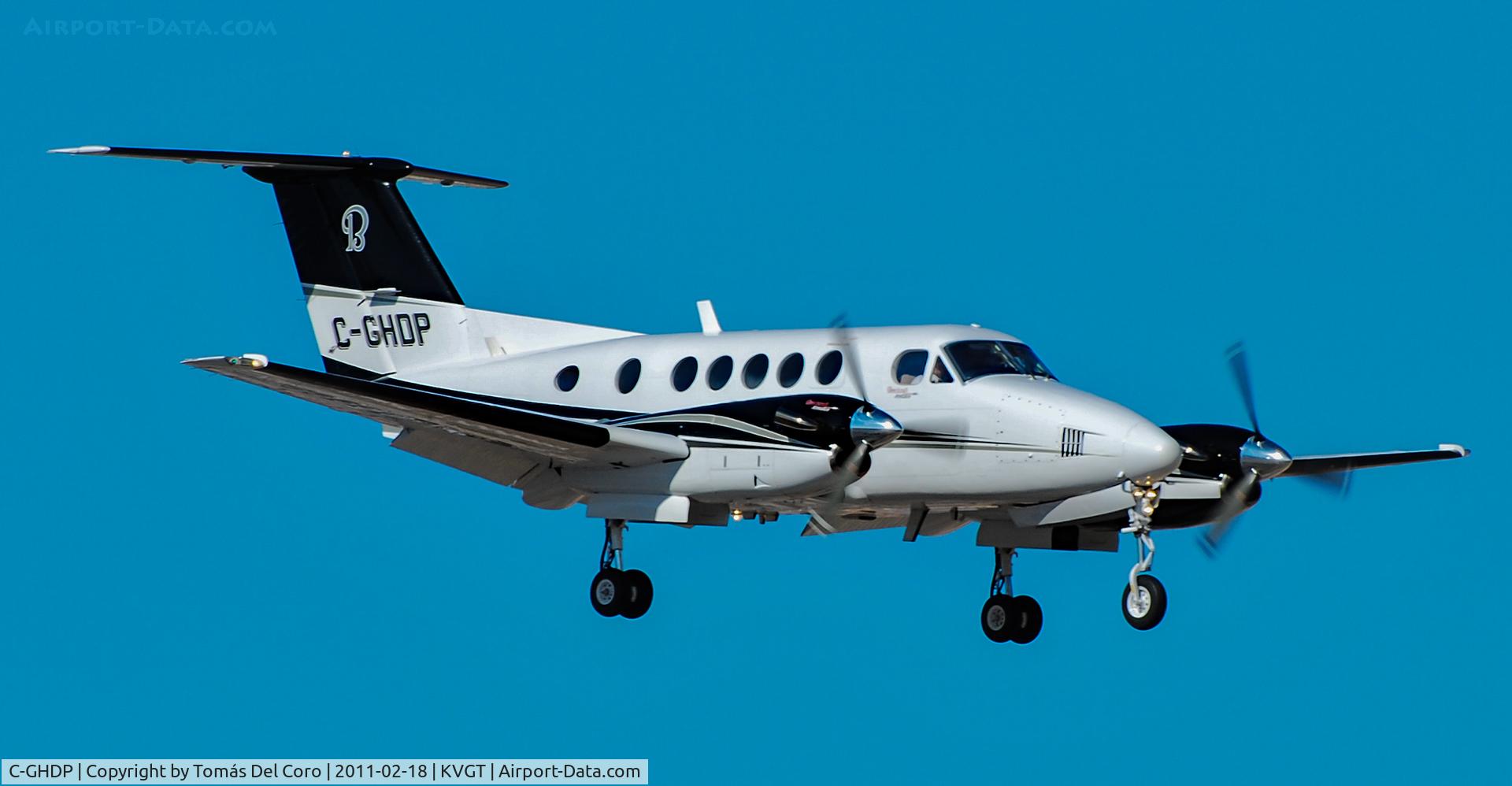 C-GHDP, 1981 Beech 200 Super King Air C/N BB-891, C-GHDP 1981 Beech 200 Super King Air C/N BB-891 - North Las Vegas Airport (IATA: VGT, ICAO: KVGT, FAA LID: VGT)
Photo: Tomás Del Coro
February 18, 2011
