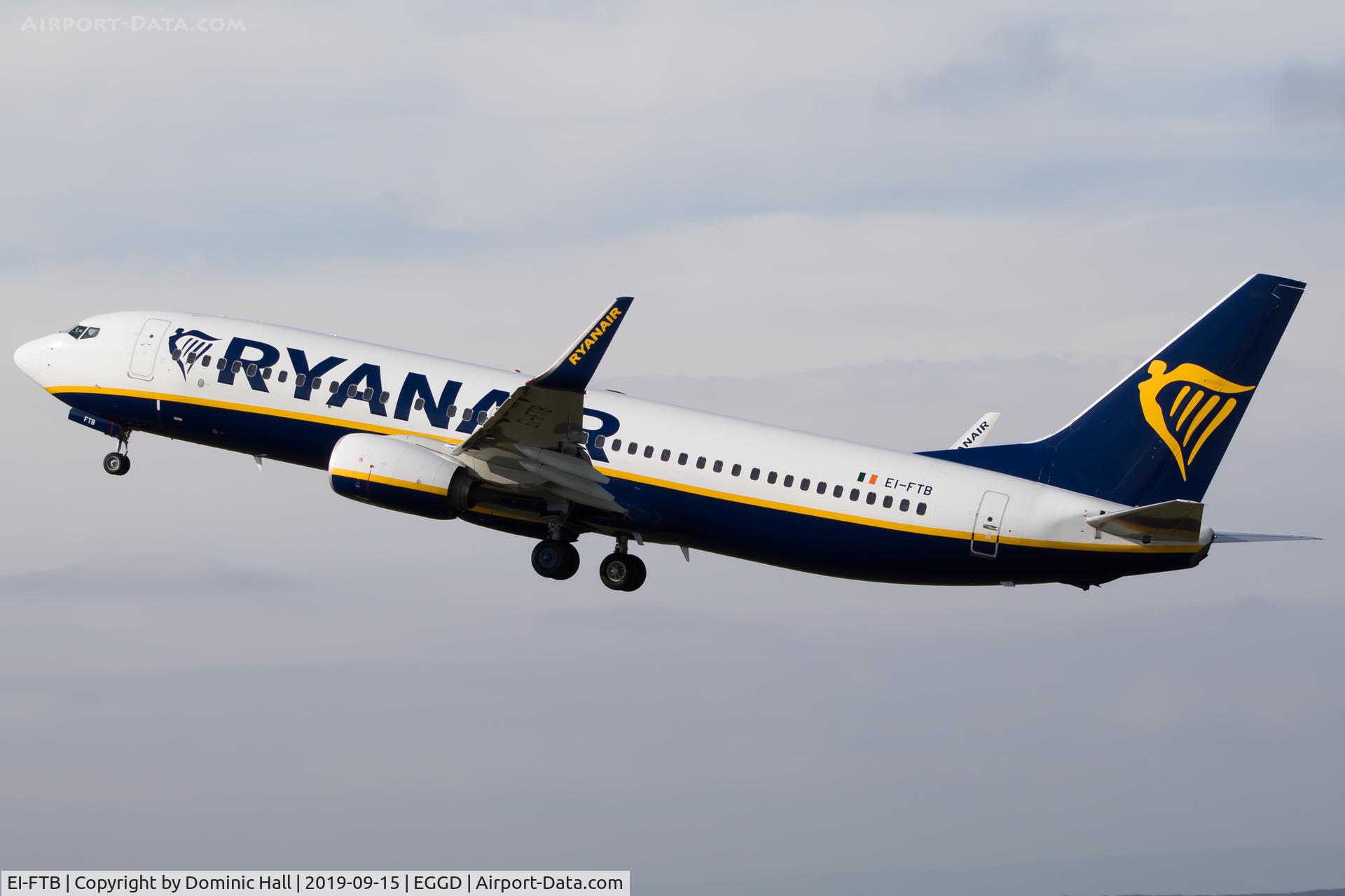 EI-FTB, 2016 Boeing 737-8AS C/N 44752, Departing RWY 27