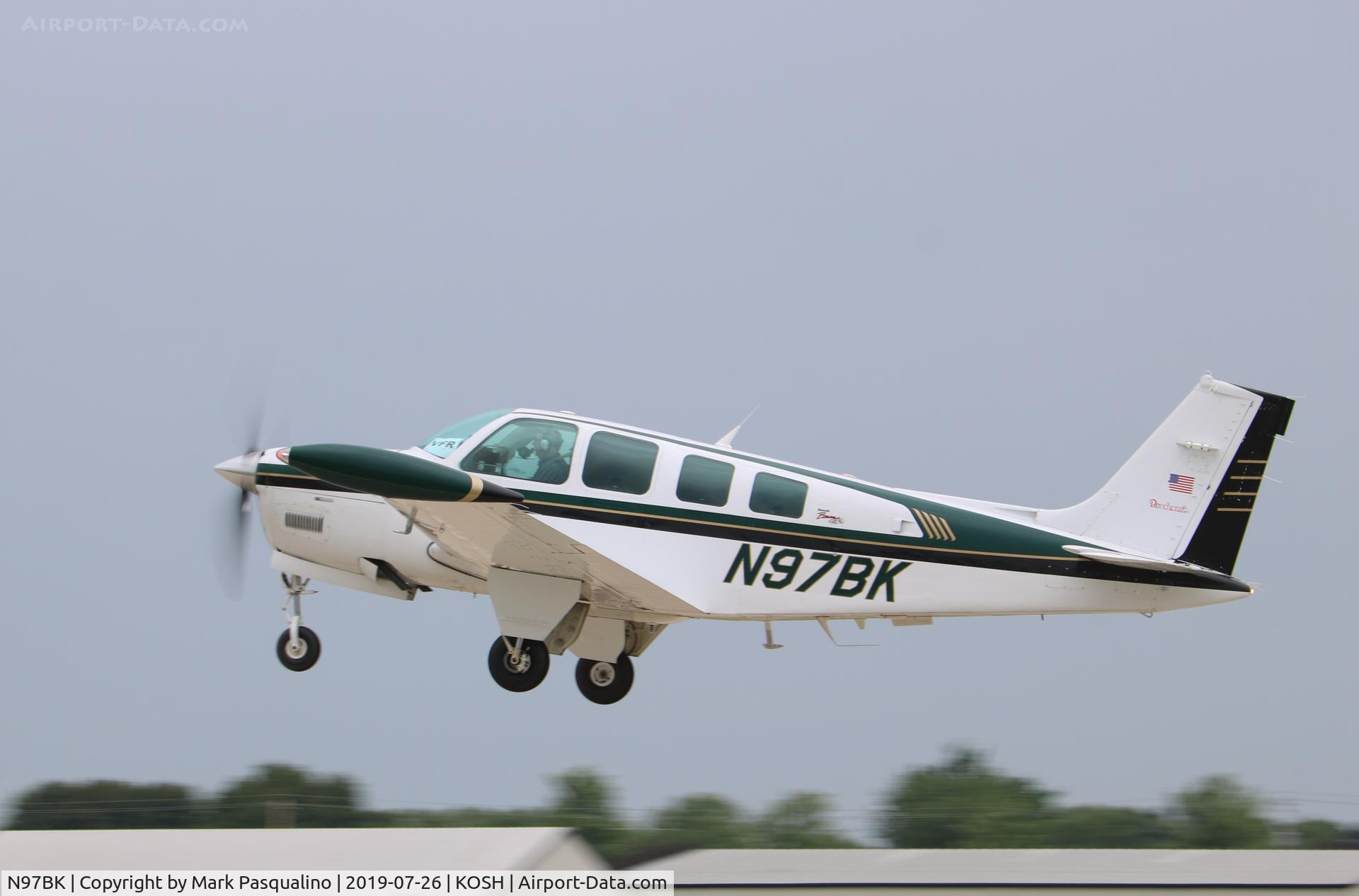 N97BK, 1996 Raytheon Aircraft Company A36 Bonanza C/N E-3064, Beech A36