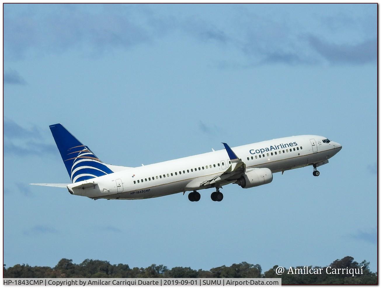 HP-1843CMP, 2014 Boeing 737-8V3 C/N 40785, TAKE OFF FROM SUMU