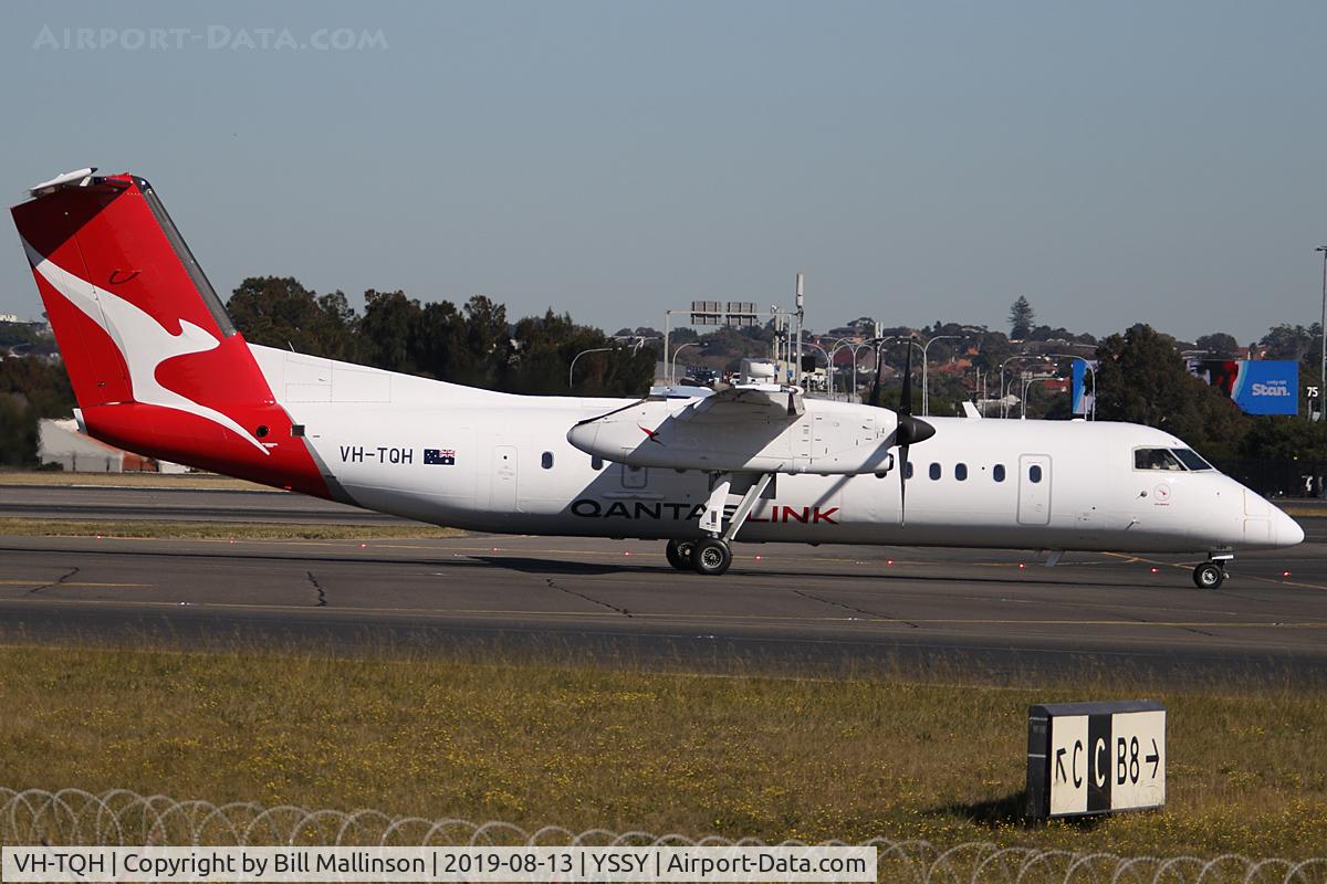 VH-TQH, 2003 De Havilland Canada DHC-8-315Q Dash 8 C/N 597, taxi from 1-6L