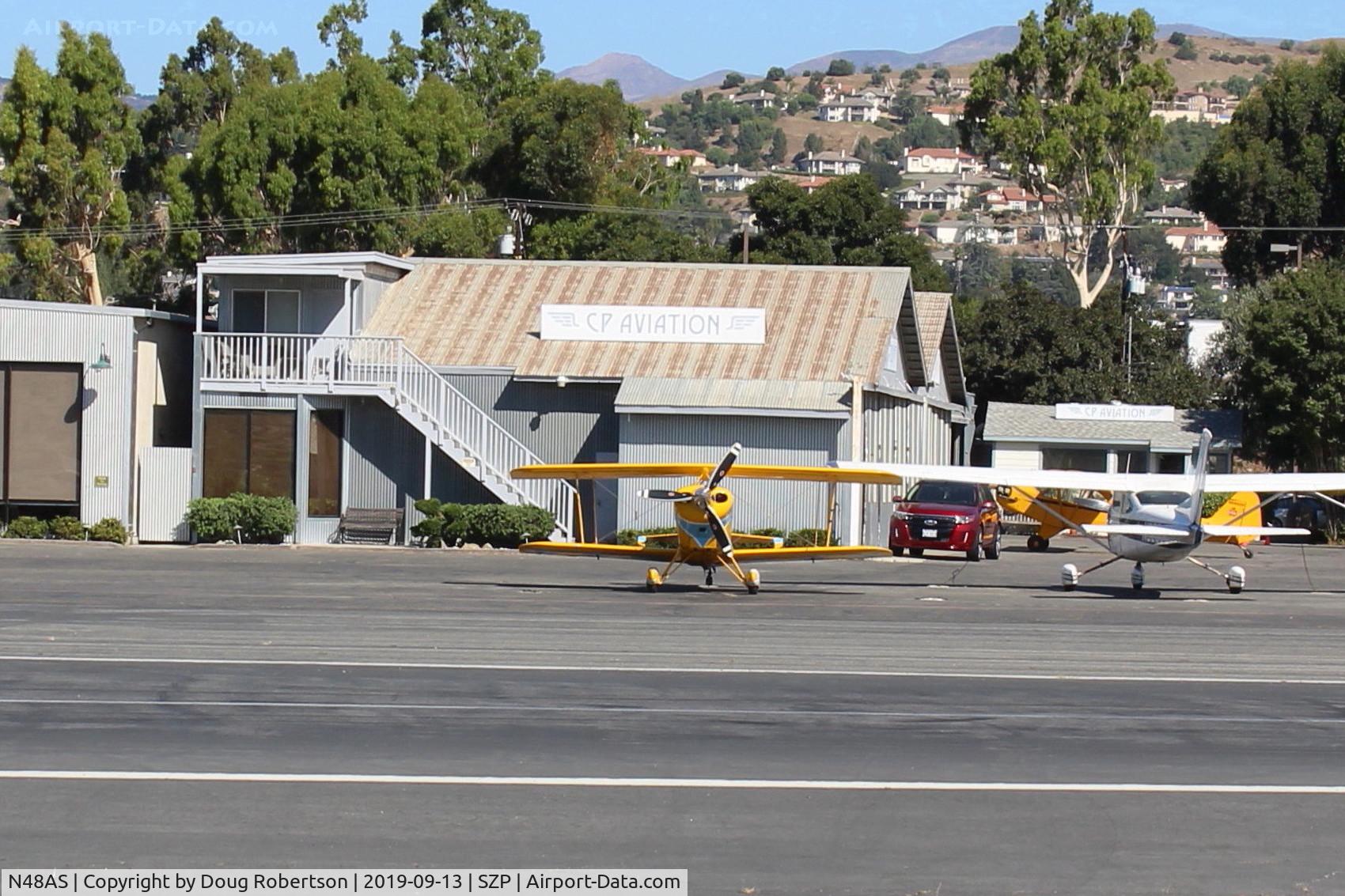N48AS, 1998 Pitts S-2C Special C/N 6007, 1998 PITTS S-2C SPECIAL, Lycoming AEIO-540 260 Hp