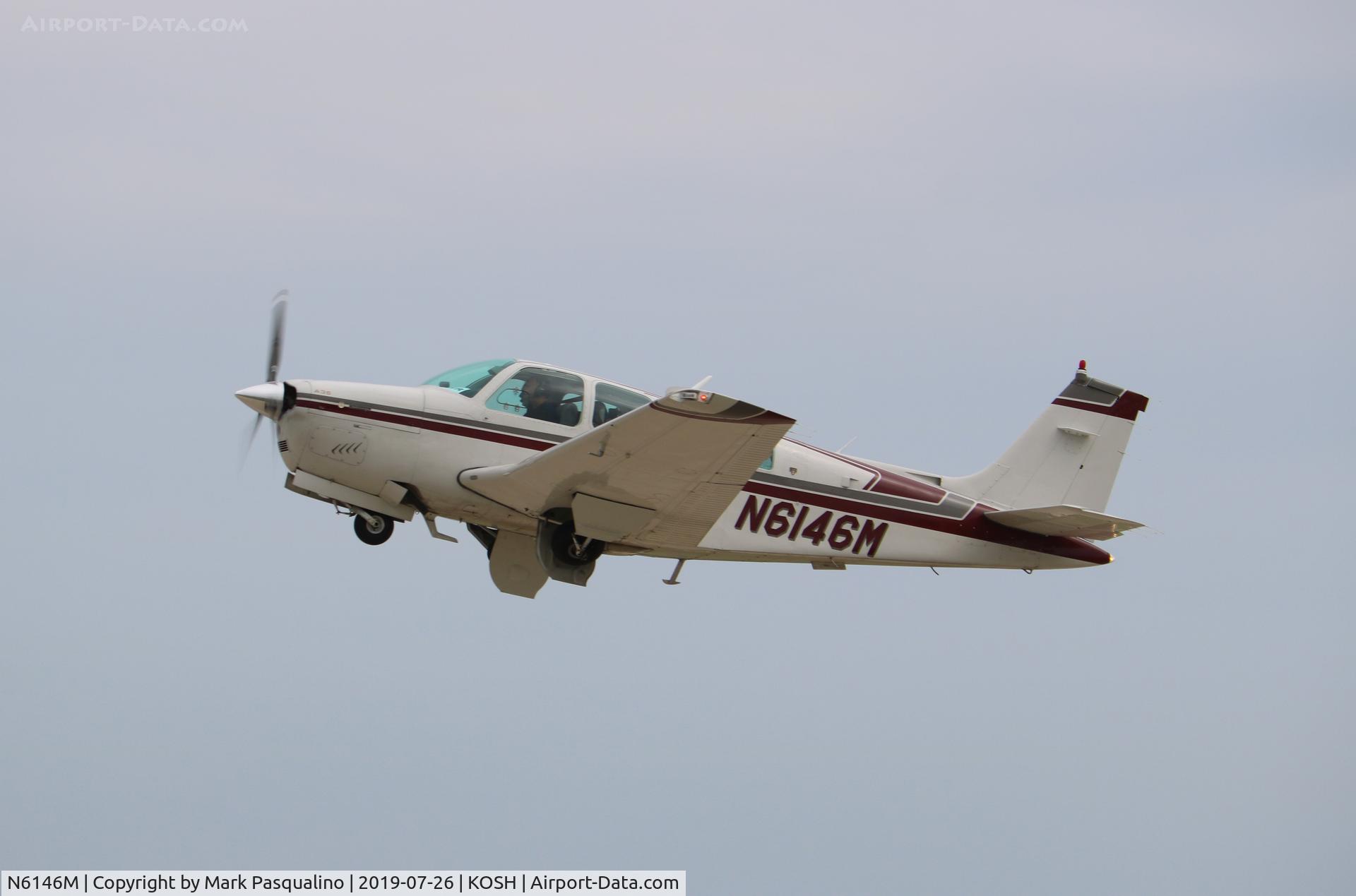 N6146M, 1981 Beech A36 Bonanza 36 C/N E-1959, Beech A36