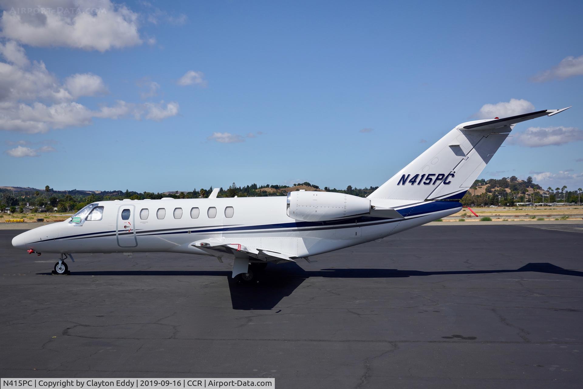N415PC, 2006 Cessna 525 Citation CJ3 C/N 525B0109, Buchanan Field Concord California 2019.