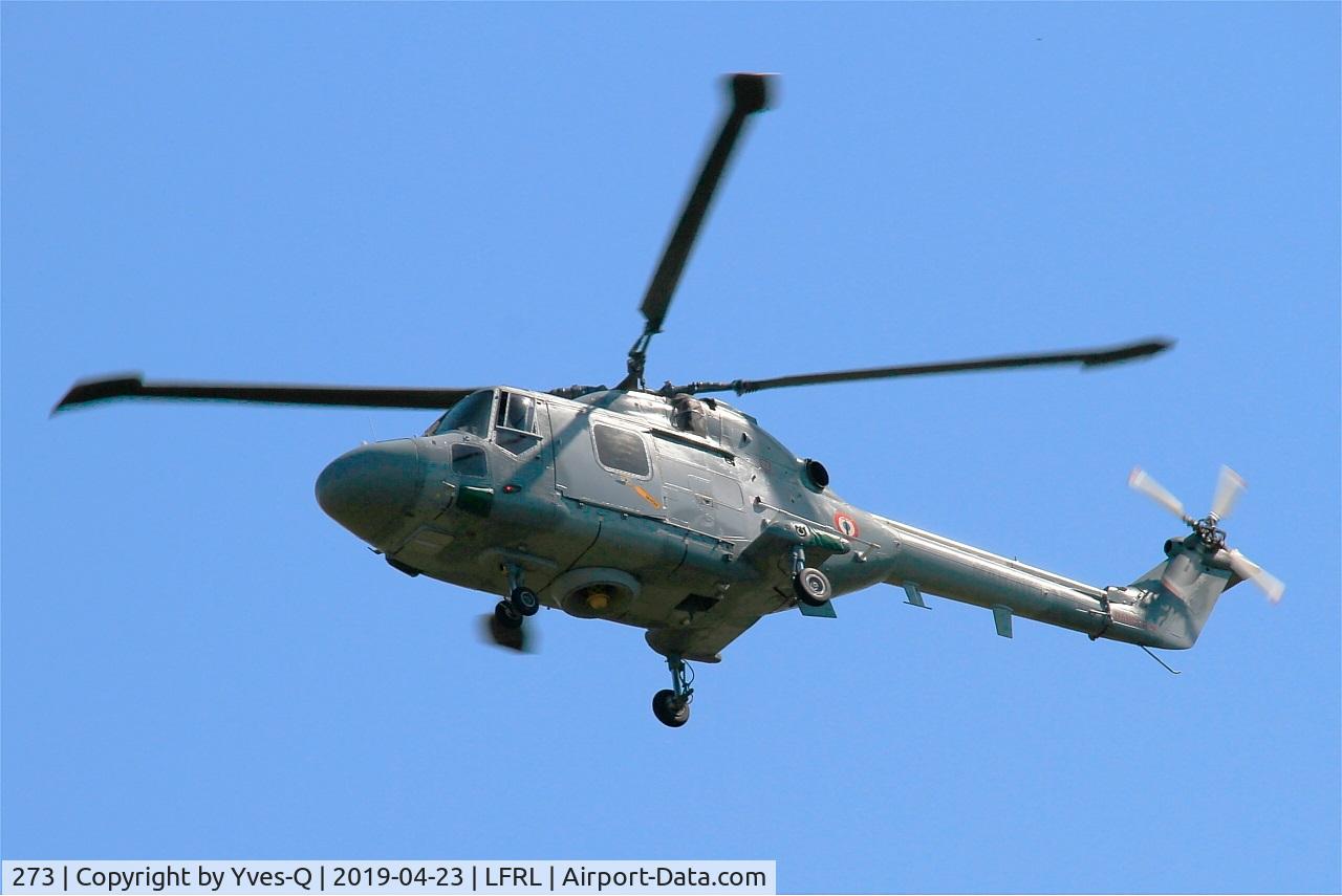 273, Westland Lynx HAS.2(FN) C/N 066, Westland Lynx HAS.2(FN), Take off rwy 23, Lanvéoc-Poulmic Naval Air Base (LFRL)