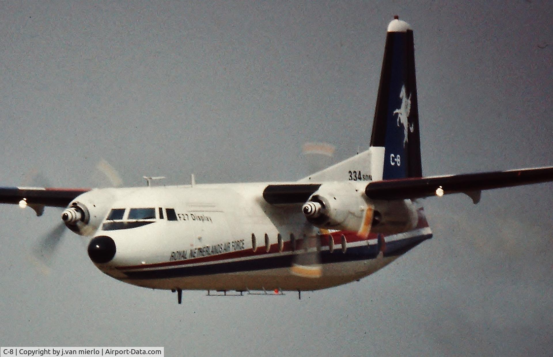 C-8, 1960 Fokker F-27-300M Troopship C/N 10158, Moorsele air show '95 , Belgium